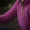 Mulberry Schoffel Womens Tilton 1/4 Zip Fleece Lifestyle Detail