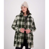 Limestone Check Swanndri Annmore Wool Overcoat FRONT