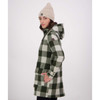 Limestone Check Swanndri Annmore Wool Overcoat SIDE