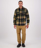 Denver Check Swanndri Mens Kiaraki V3 Shacket ON MODEL