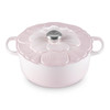 Le Creuset 26cm Cast Iron Petal Casserole Shell Pink