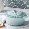 Seasalt Le Creuset 26cm Cast Iron Petal Casserole