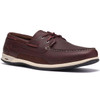 Brown Leather Clarks Mens Orson Sail Boat Shoes