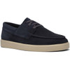 Navy Suede Clarks Mens Lockford Boat Shoes