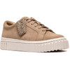 Beige Suede Clarks Womens Mayhill Walk Trainers