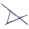 Indigo Lafuma Maxi Transat Airlon Folding Stripe Deck Chair Side View