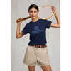 Ink Navy Holland Cooper Womens Ivy League Tee On model