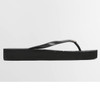 Black Barbour Tilda Toe Post Sandal SIDE