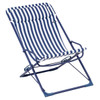Indigo Lafuma Transaswing Airlon Stripe Folding Rocking Deckchair