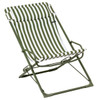 Moss Lafuma Transaswing Airlon Stripe Folding Rocking Deckchair