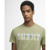 Laurel Green Barbour Mens Thurford T-shirt logo