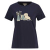 Navy Barbour Womens Brambles T-Shirt