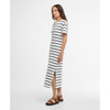 Cloud/Navy Stripe Barbour Womens Selena Midi Dress side