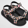 Leopard Print Barbour Womens Caitlin Sandal strap
