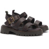 Dark Brown Barbour Gabby Sandal