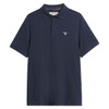 Navy/Classic Barbour Mens Regular Tartan Pique Polo Shirt