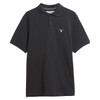 Black/Classic Barbour Mens Regular Tartan Pique Polo Shirt