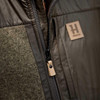 Willow Green/Shadow Brown Harkila Kalix Fleece Waistcoat Zip