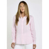 Pink Dubarry Womens Butterfly Striped Shirt On Model In Studio