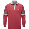Slate Red Schoffel Mens Truro Deck Shirt