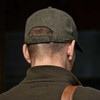 Grape Leaf Harkila Mens Corduroy Cap On Model Back