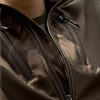 Willow Green/Shadow Brown Harkila Mens Scandinavian Softshell Jacket Zip Detail