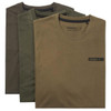 Pine Green/Military Olive/Grape Leaf Seeland Mens 3 Pack T-Shirt