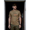 Covert Green Seeland Mens Cross-list T-Shirt On Model Full Length