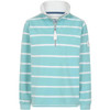 Peppermint Lazy Jacks Womens LJ35 Stripe 1/4 Zip Sweatshirt