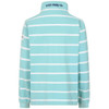Peppermint Lazy Jacks Womens LJ35 Stripe 1/4 Zip Sweatshirt Back