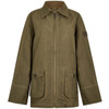 Dusky Green Dubarry Womens Delaney Wax Cotton Utility Jacket