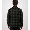 Olive/Black Check Swanndri Mens Liverpool Jacket Back