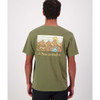 Clover Swanndri Mens Outback Printed T-Shirt  Back