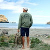 Clover Swanndri Mens Summit Crew Jumper Lifestyle Back