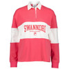 Watermelon/White Swanndri Womens Cameron Rugby Shirt