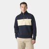 Navy model Helly Hansen Mens Koster Sweatshirt 1/2 Zip