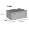 Bosmere Ultimate Protector Rectangular Table Cove size