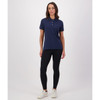 Navy Swanndri Womens Gladstone Polo Shirt On Model