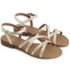 Gold Leather Fairfax & Favor St Ives Sandals