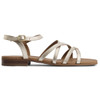 Gold Leather Fairfax & Favor St Ives Sandals Side