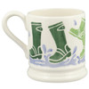Emma Bridgewater Wellies Dad Half Pint Mug Alternative Side View