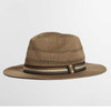 Dark Tan Barbour Mens Whitfield Summer Hat Side