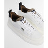 White/Navy/Trench Barbour Mens Stannington Trainer Front