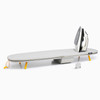 Ecru Joseph Joseph Pocket Max Large Folding Table-Top Ironing Board Unfolded With Iron