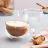 Judge Duo Form Latte Glass Set of 2 Lifestyle