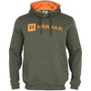 Grape Leaf/Mandarin Orange Harkila Mens Identity Hoodie