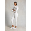 White Holland Cooper Womens Sloane Trainers On Model