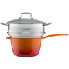 Le Creuset 3 Ply Stainless Steel Large Multi-Steamer With Glass Lid