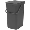 Grey Brabantia Sort & Go Waste Bin 16 Litre