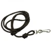 Green Bisley Plaited Leather Lanyard